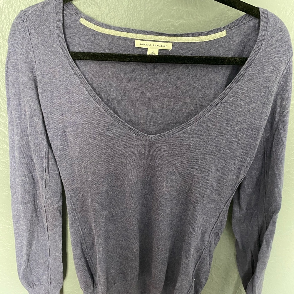 Gently worn Purple Banana Republic Sweater